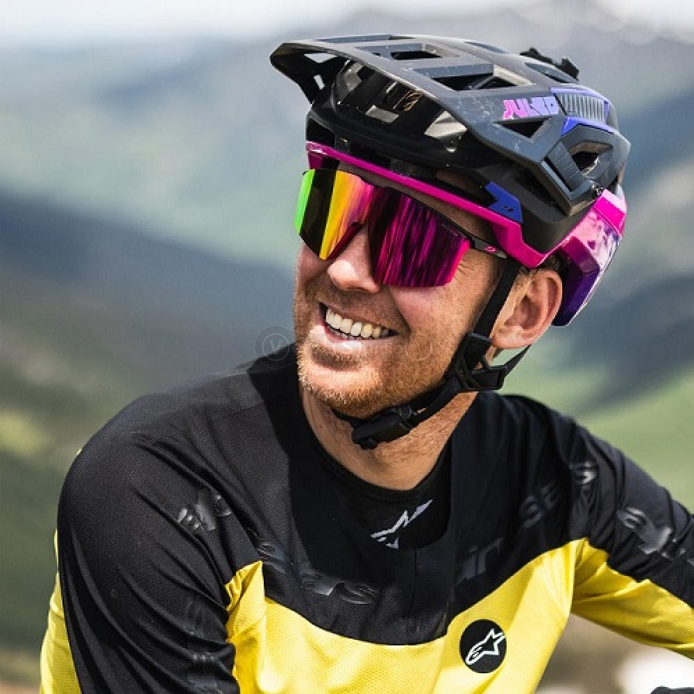 Вело окуляри JULBO Edge Matte Black Pink категорія 3