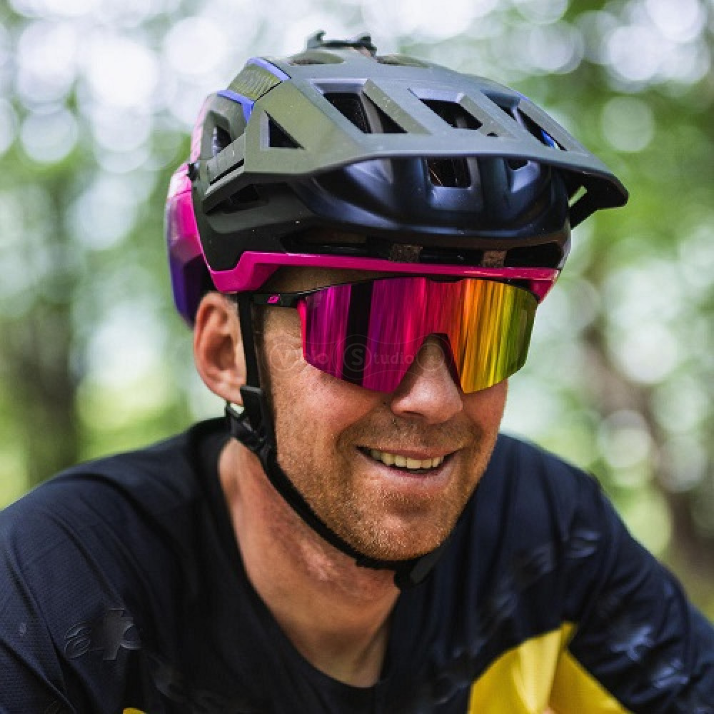 Вело окуляри JULBO Edge Matte Black Pink категорія 3