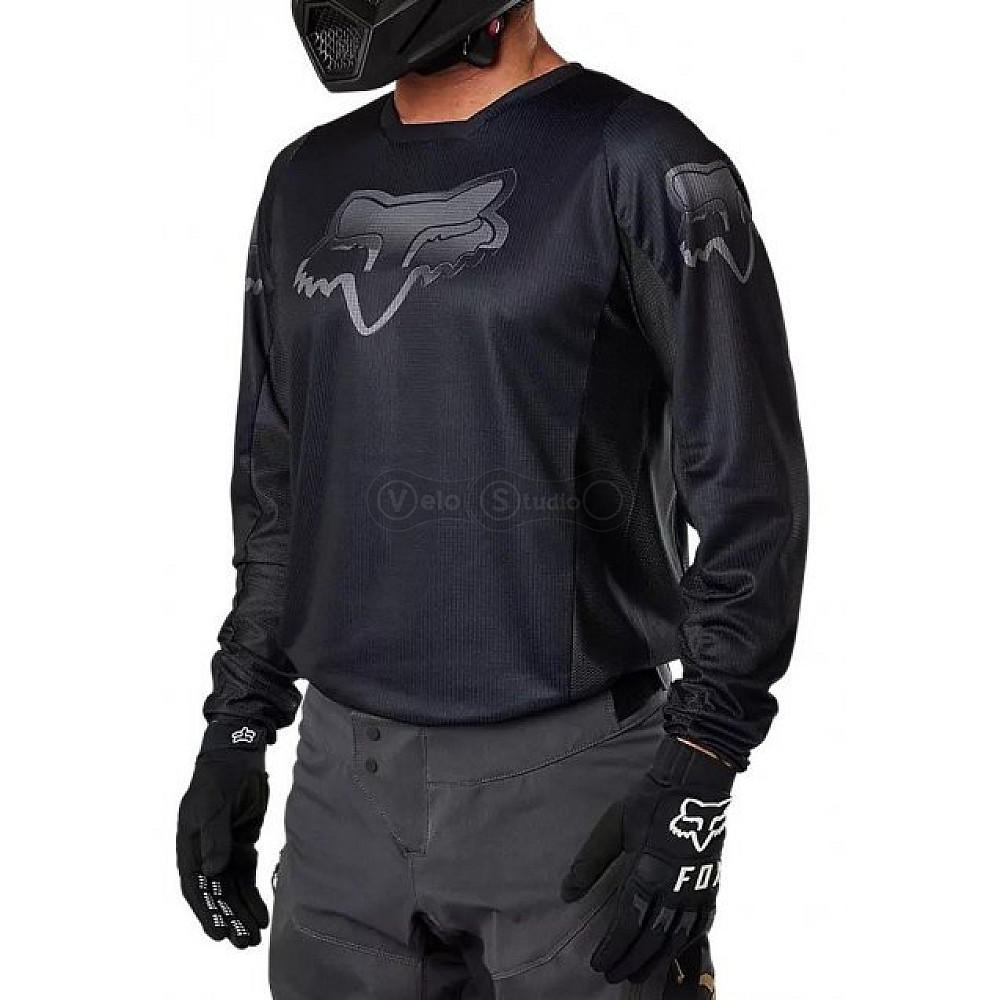 Джерси FOX 180 BLACKOUT JERSEY Black размер M