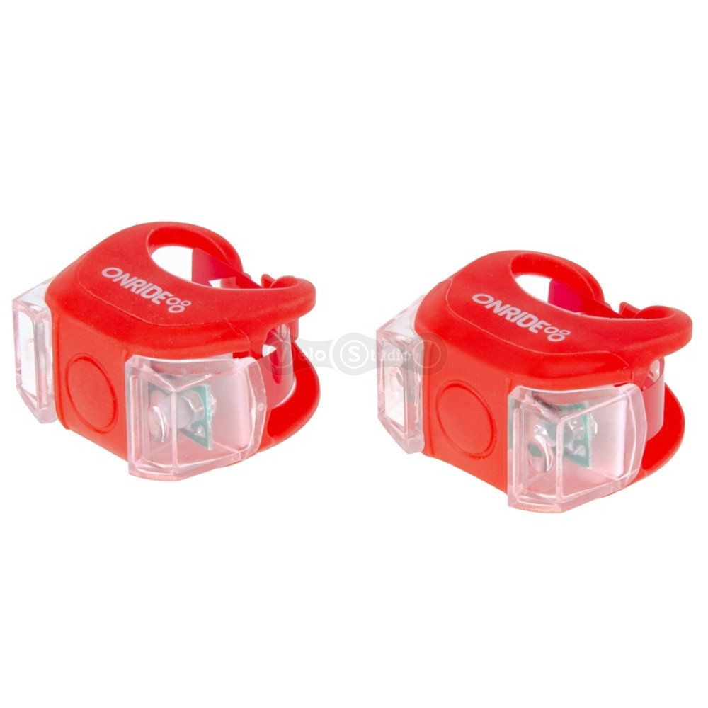 Набор мигалок ONRIDE Dual Classic силиконовый красный