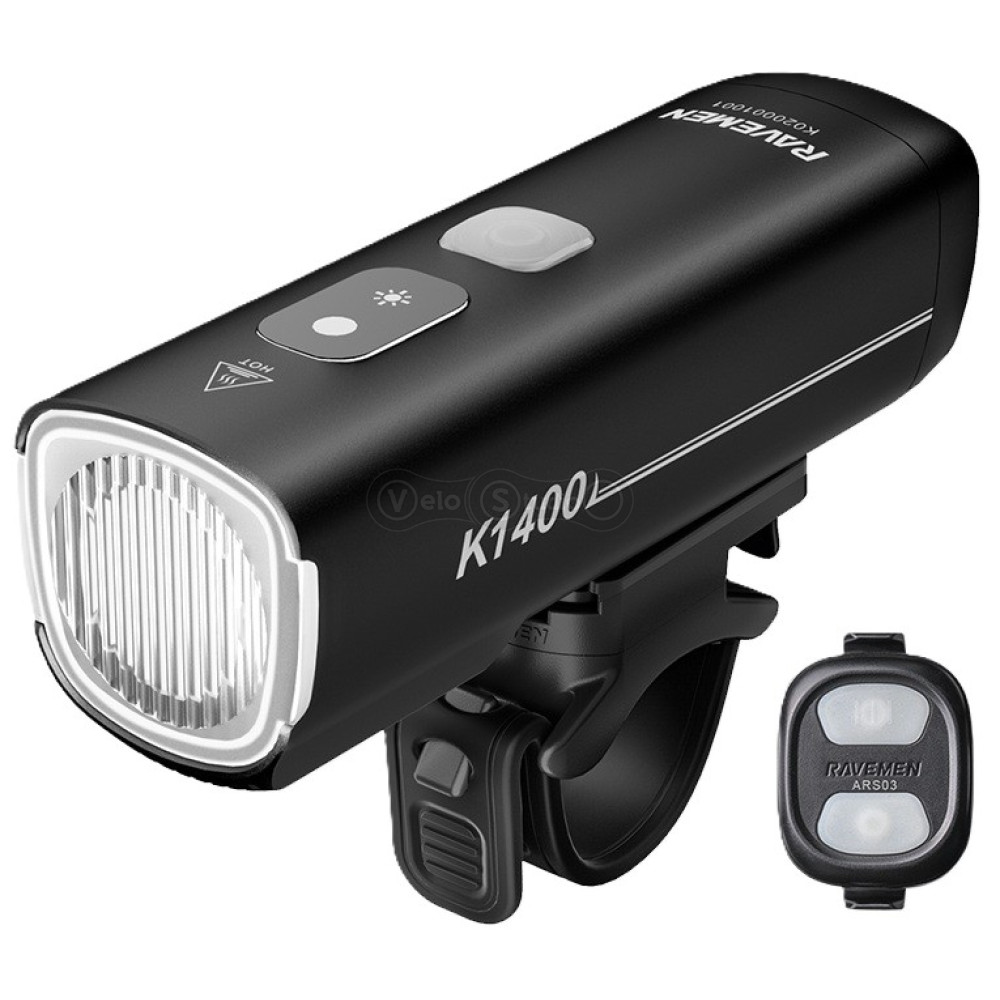 Фара Ravemen K1400 (1400 lm, 4000 mAh) с датчиком освещенности