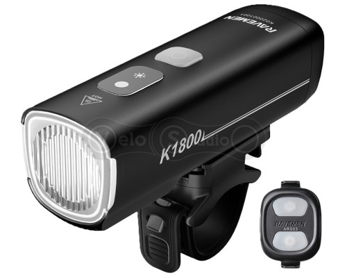 Фара Ravemen K1800 (1800 lm, 5000 mAh) с датчиком освещенности