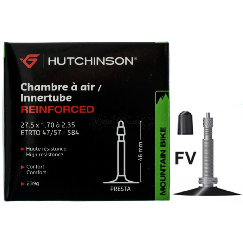 Вело камера HUTCHINSON CH 27,5X1,70/2,35 FV 48 мм (усиленная-1,2мм)