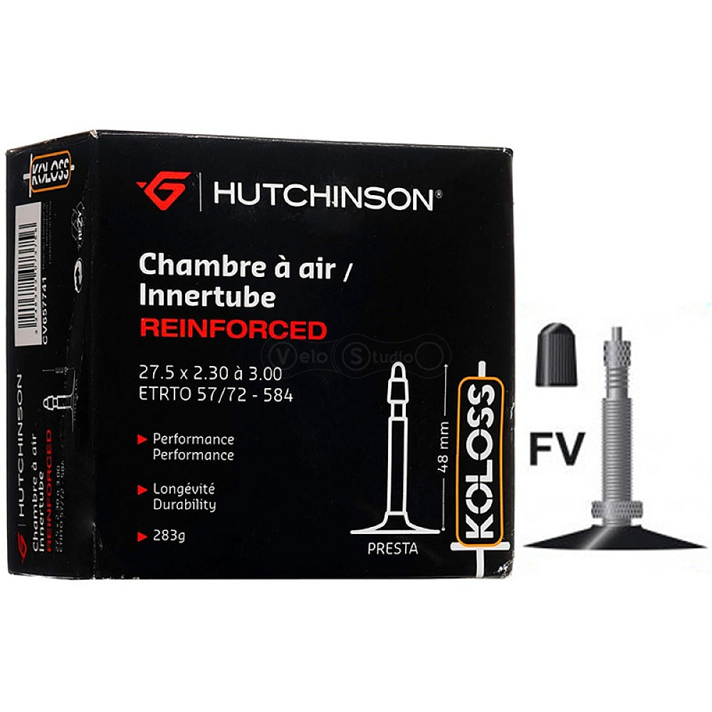 Вело камера HUTCHINSON CH 27,5X2,30/3,00 FV 48 мм RF (усиленная-1,2мм)