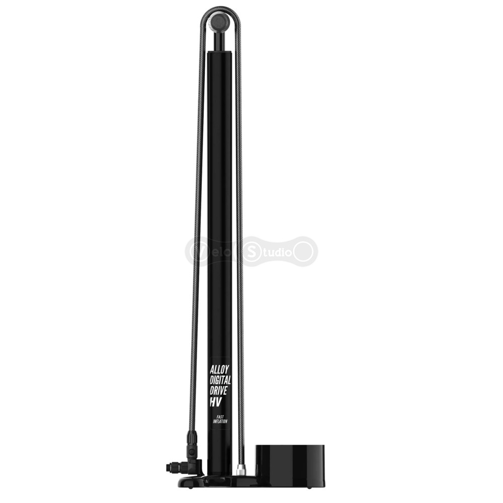 Напольный насос LEZYNE ALLOY DIGITAL DRIVE HV 100psi Манометр 3,5 - Black