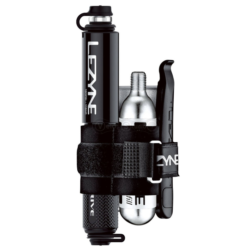 Ручний насос LEZYNE POCKET DRIVE LOADED 160psi Black