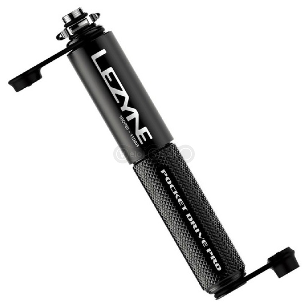 Ручний насос LEZYNE POCKET DRIVE LOADED 160psi Black