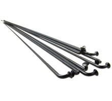 Спицы Rodi 14G/2 мм, 298 мм, нержавейка, черный, 100 шт