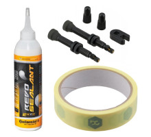 Бескамерный набор Continental 25mm (лента, ниппель, герметик)