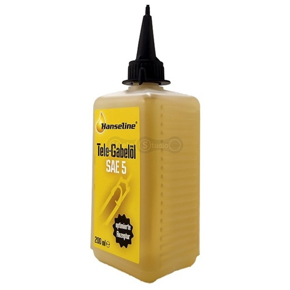 Масло для вилок та амортизаторів, HanselineTele-Gabeloil SAE 5wt, 200мл