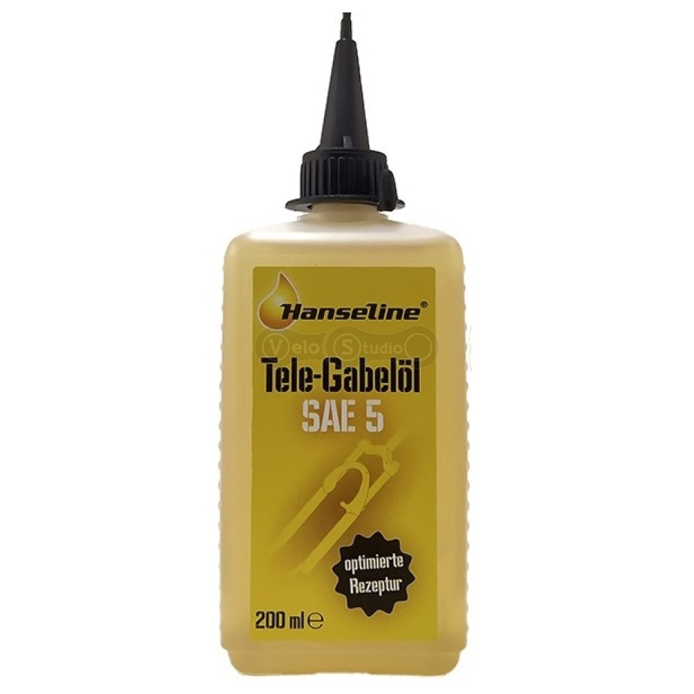 Масло для вилок та амортизаторів, HanselineTele-Gabeloil SAE 5wt, 200мл