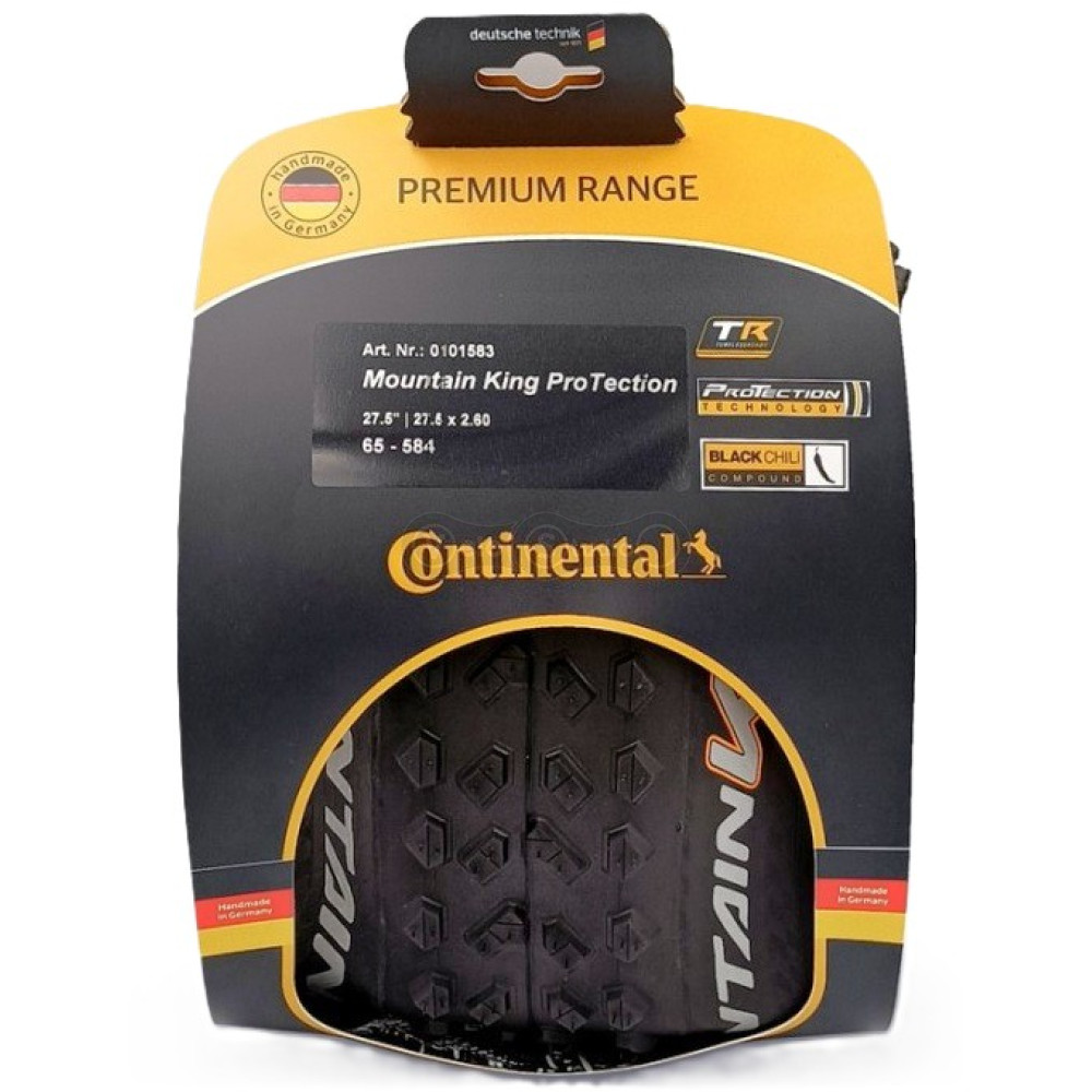 Вело покришка Continental Mountain King 27.5"x2.6, Tubeless Ready, доладна, ProTection