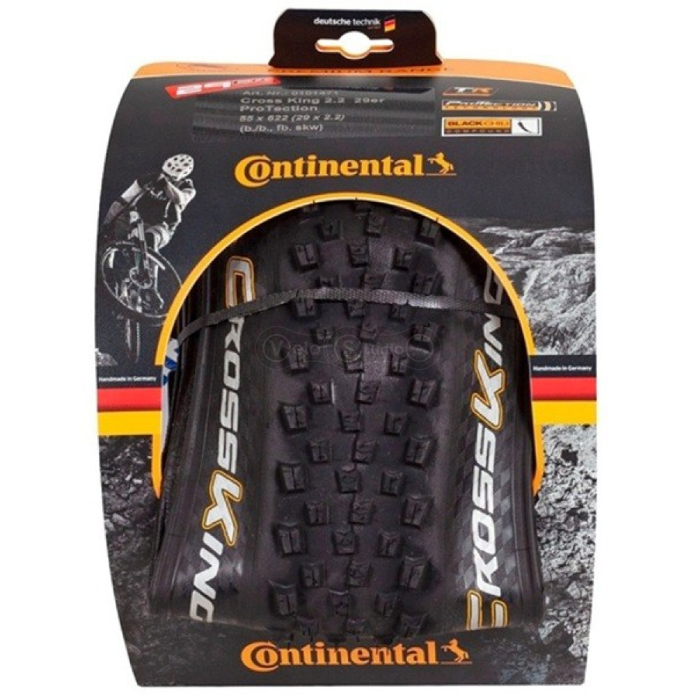 Вело покрышка Continental Cross King 29 x 2.20 ProTection, Tubeless Ready Black