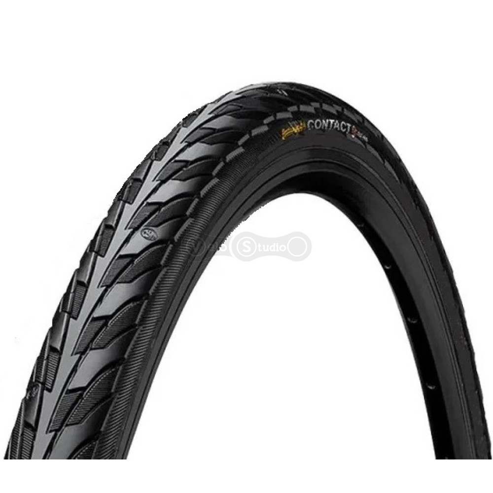 Вело покрышка Continental Contact, 28", 700 X 47C, 28 X 1.75, черная, не складная