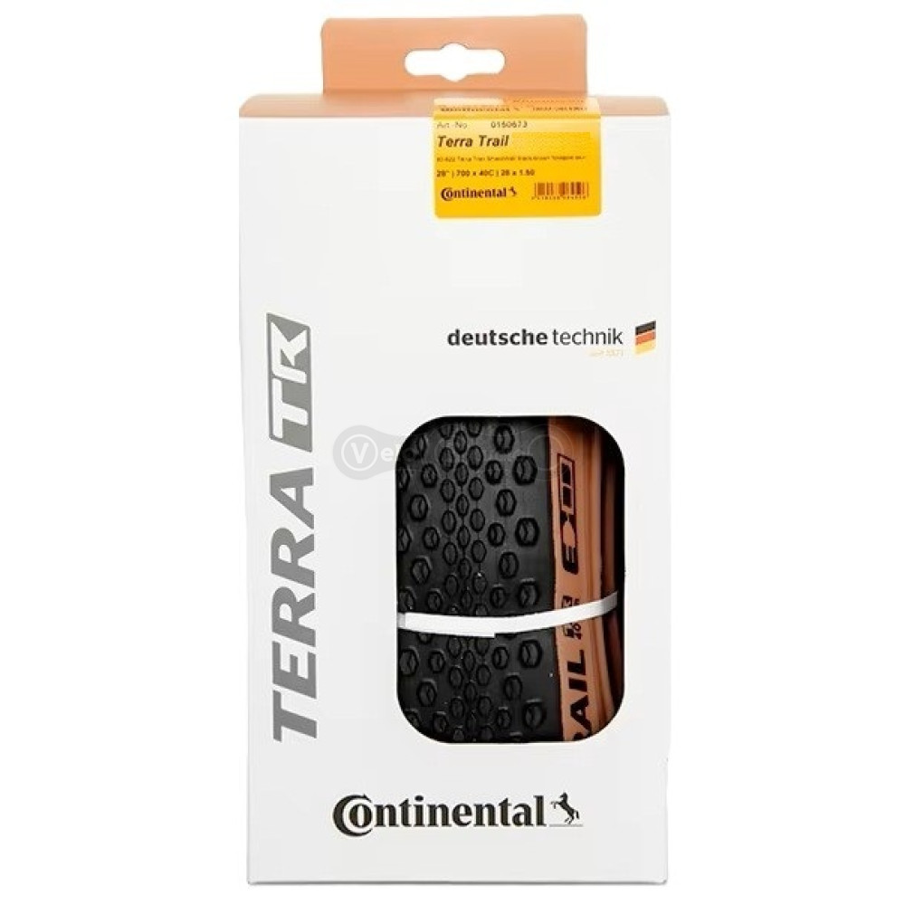 Вело покришка Continental Terra Trail ProTection 28 x 1.50, 700 x 40C Tubeless Ready, Black Chili