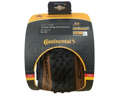 Вело покришка Continental Cross King 29 x 2.20 ProTection, Tubeless Ready Amber