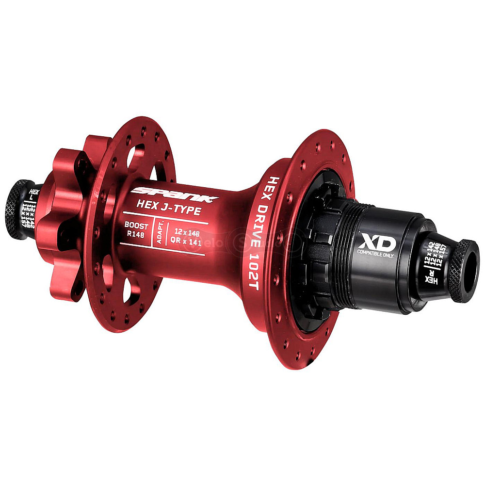 Втулка задняя SPANK HEX J-Type Boost R148 Sram XD 32H, Red