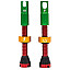Ніпелі Peaty's x Chris King Tubeless Valves, 42mm, Rasta - 2 шт