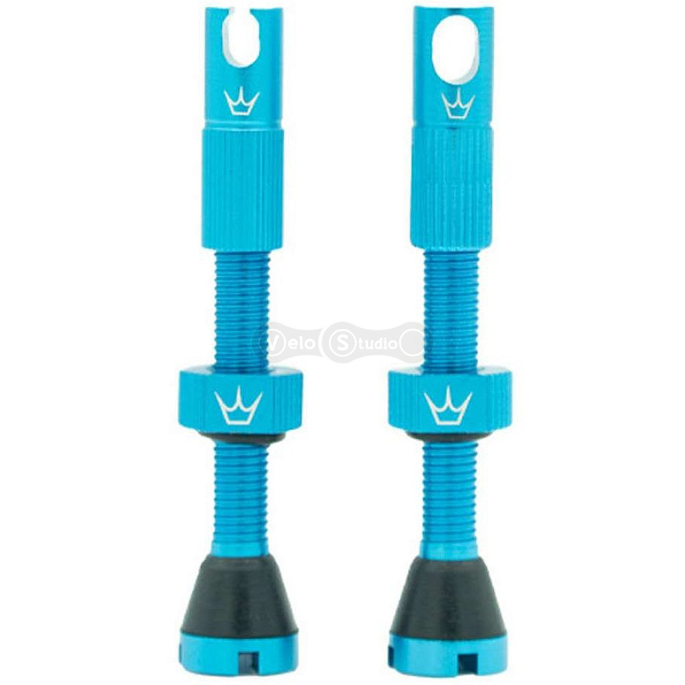 Ніпелі Peaty's x Chris King Tubeless Valves, 42mm, Turquoise - 2 шт