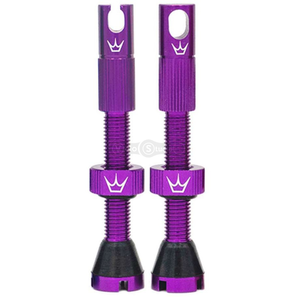 Ниппели Peaty's x Chris King Tubeless Valves, 42mm, Violet - 2 шт