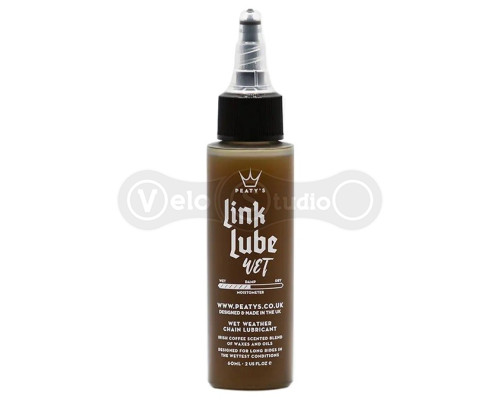 Смазка для цепи Peaty's LinkLube Wet, для влажной погоды, 60ml