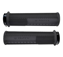 Грипси Peaty's Monarch Grip Knurl, Thin 30>32mm, Race Control, Black