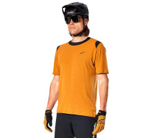Джерси Alpinestars A-Dura Dri Wool Jersey - SS Dark Gold, M