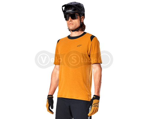 Джерси Alpinestars A-Dura Dri Wool Jersey - SS Dark Gold, M