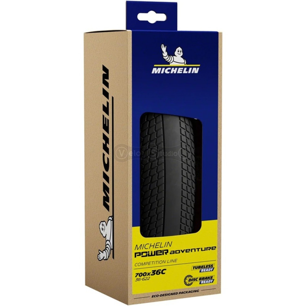 Вело покришка Michelin Power Adventure 700x42C (42-622), Tubeless Ready