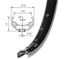 Обід Mach1 670, 26" 36 отворів, під обіднє гальмо, чорний