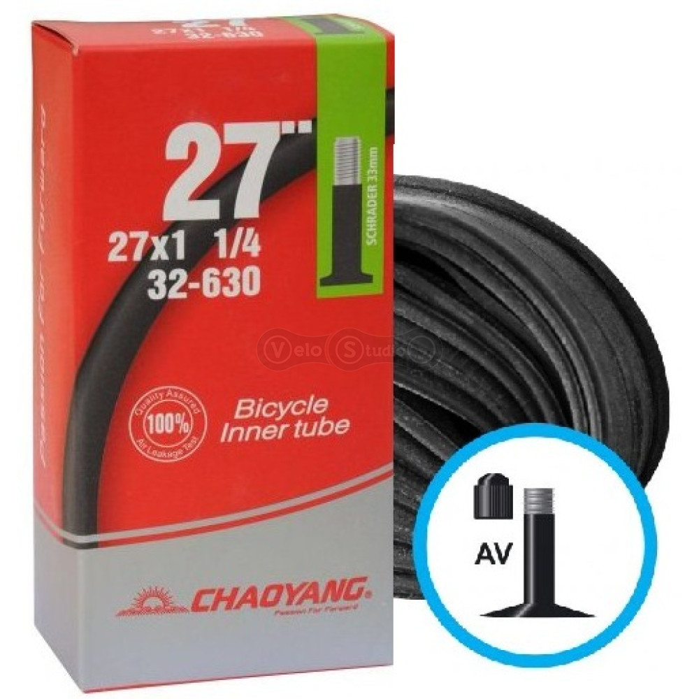 Вело камера Longus/Chaoyang 27.5x1-1/4 AV33 (32-630)