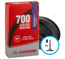 Вело камера Longus/Chaoyang 700x25/32C FV48 FT (25/32-622/630)