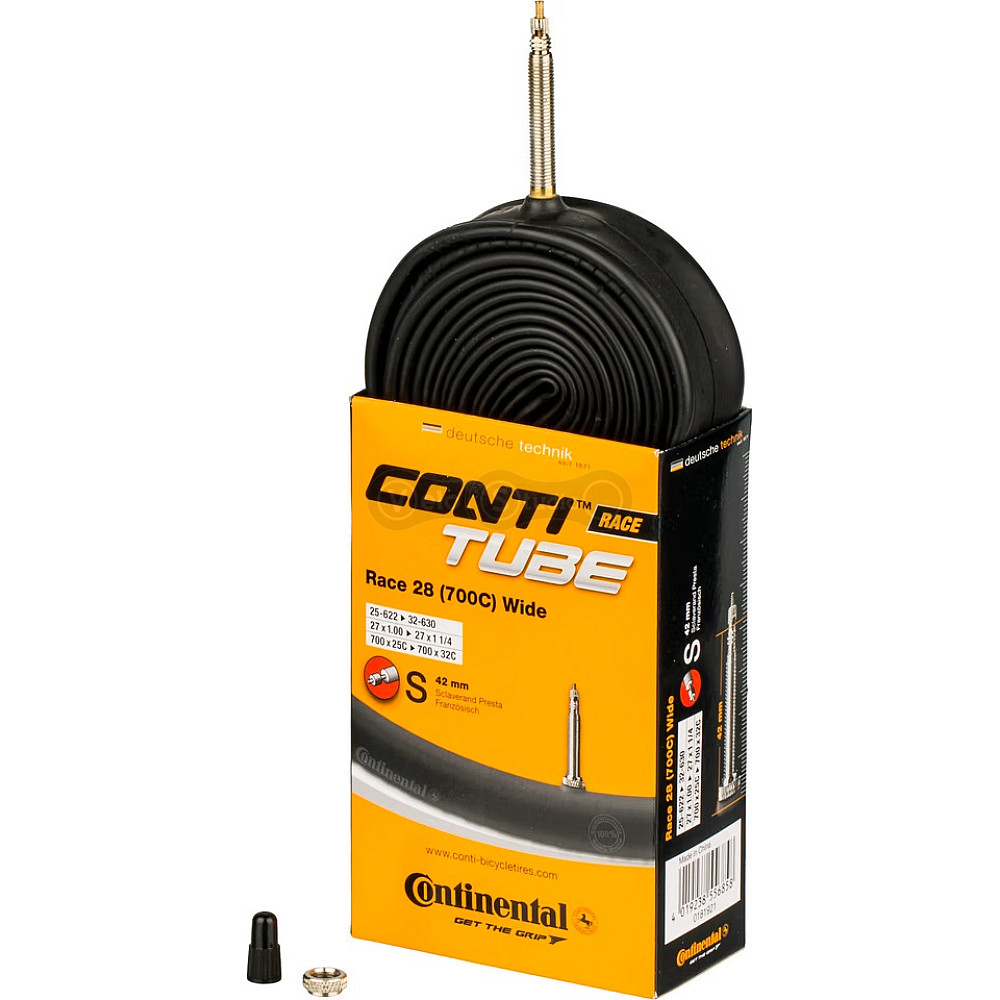 Вело камера Continental Race Tube Wide 700x25/32C S60 RE , 25-622/32-630, 125 г