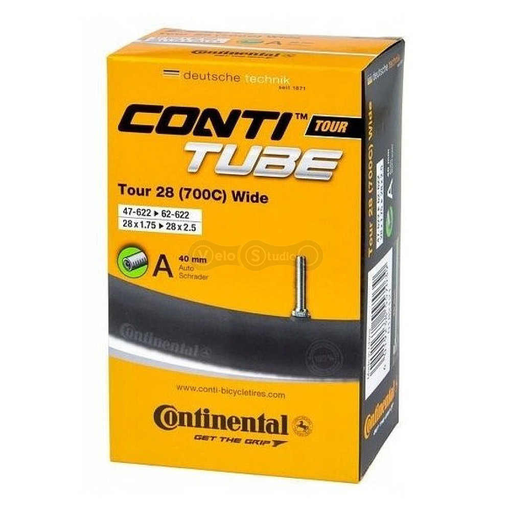 Вело камера Continental Tour Tube Wide 28x1.75-2.5 A40