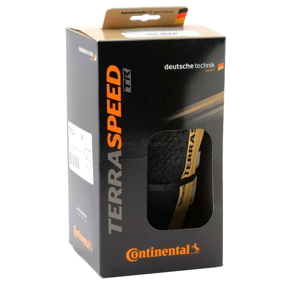 Вело покришка Continental Terra Speed ProTection 700 x 40C чорна/кремова, Tubeless Ready