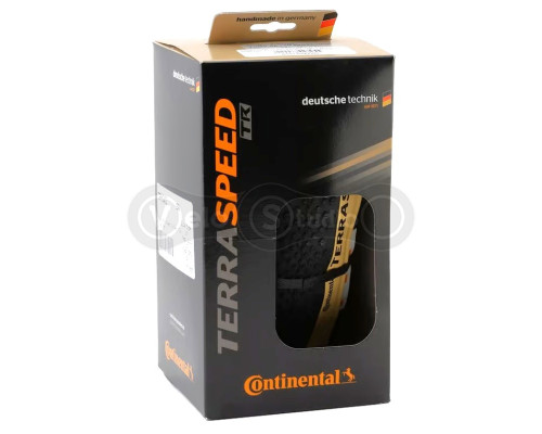 Вело покрышка Continental Terra Speed ProTection 700 x 40C черная/кремовая, Tubeless Ready