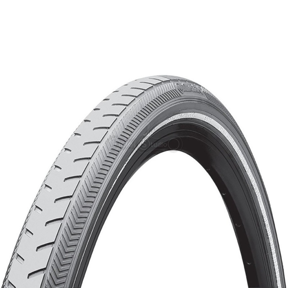 Вело покрышка Continental RIDE Classic 700 x 42C, серая, светоотражающая