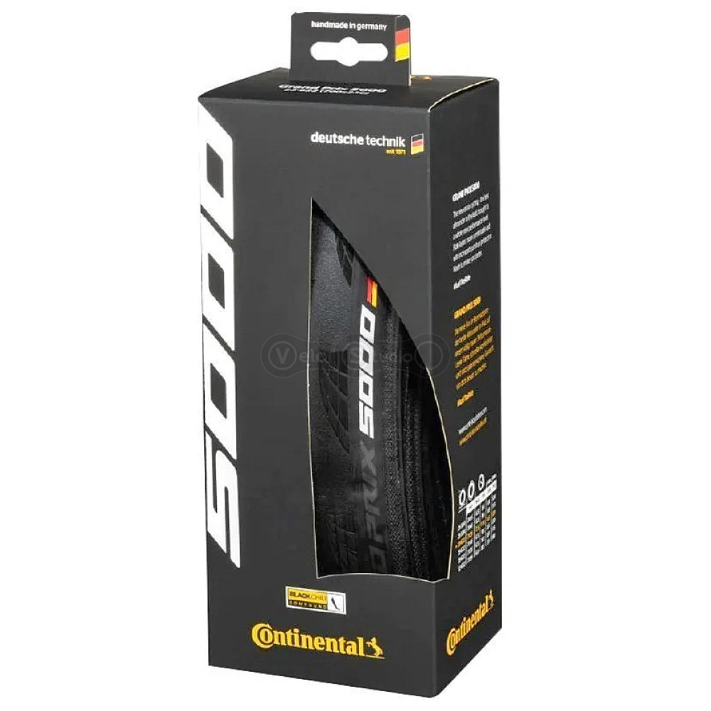 Вело покришка Continental Grand Prix 5000 S TR Tubeless, 700 x 28C, BlackChili, VectranBreaker