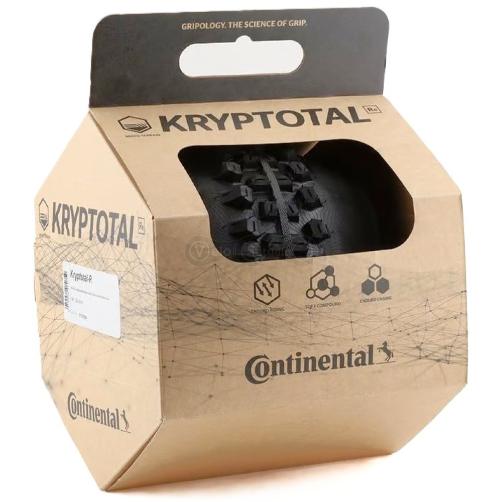 Вело покришка Continental Kryptotal-R Enduro 29 x 2.4 Soft, Tubeless Ready, чорна