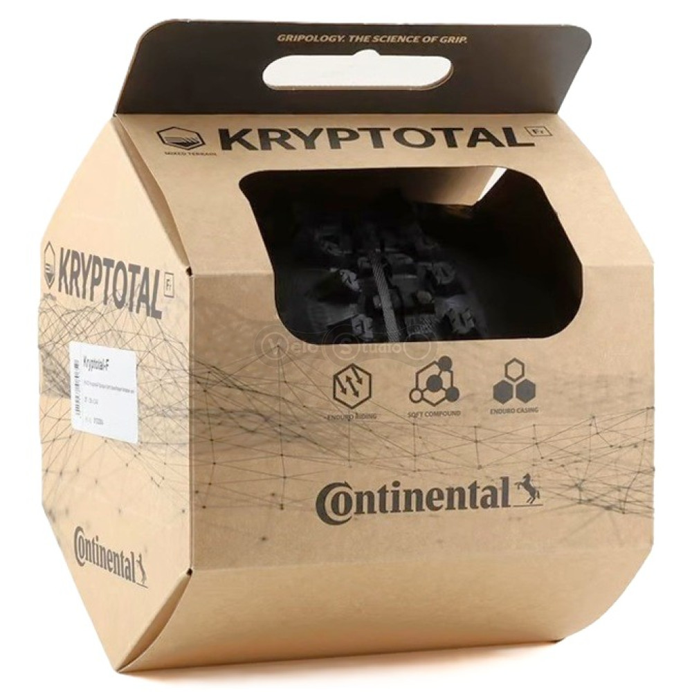 Вело покришка Continental Kryptotal-F Enduro 29 x 2.40 Soft, Tubeless Ready, чорна