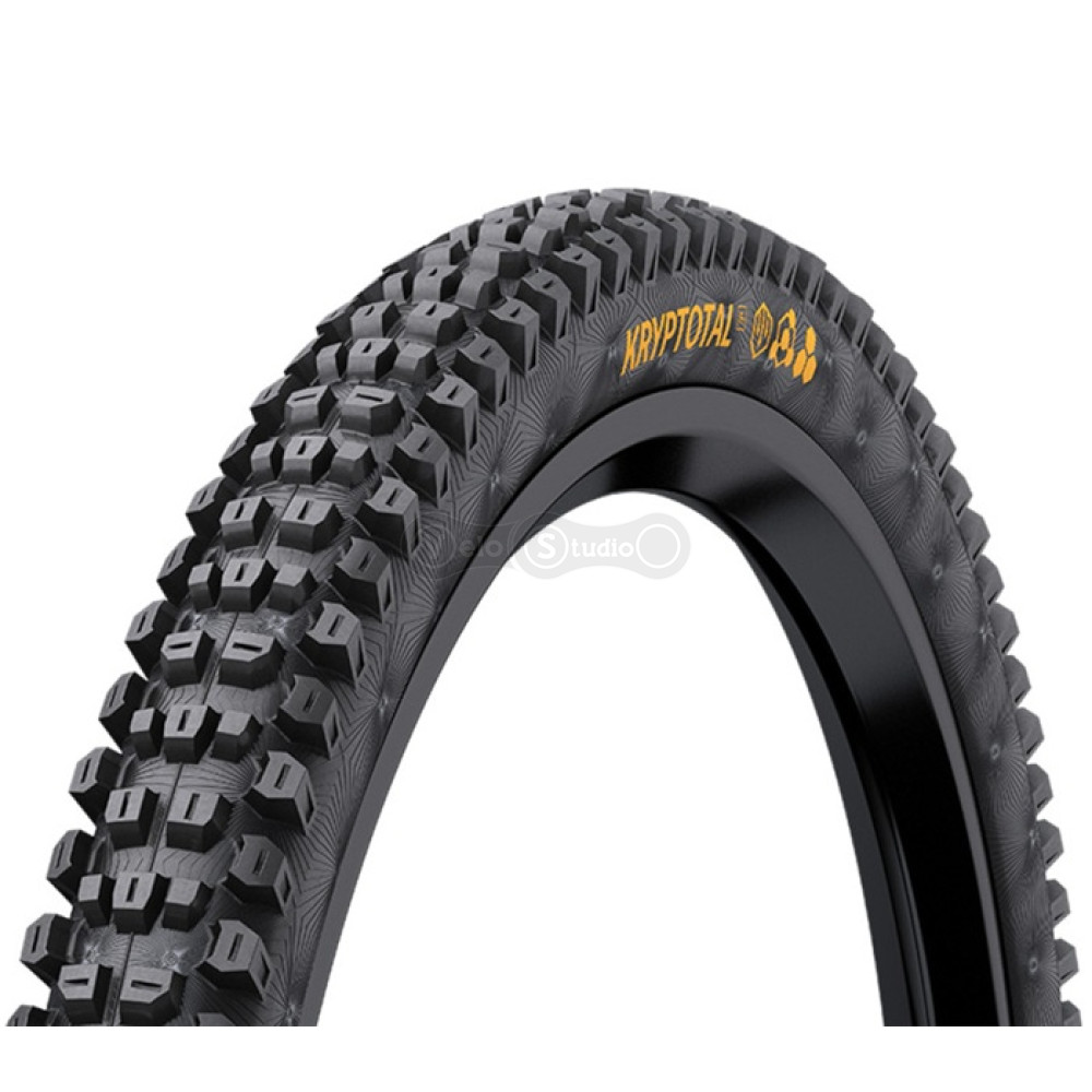 Вело покрышка Continental Kryptotal-F Downhill 27,5 x 2.40, SuperSoft, Tubeless Ready, черная