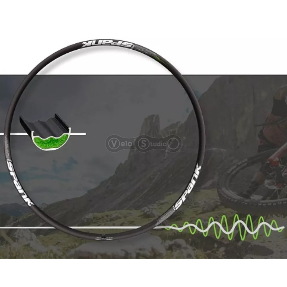 Обод SPANK 359 Vibrocore™, 35x29 Tubeless Ready 32H, F/V Presta
