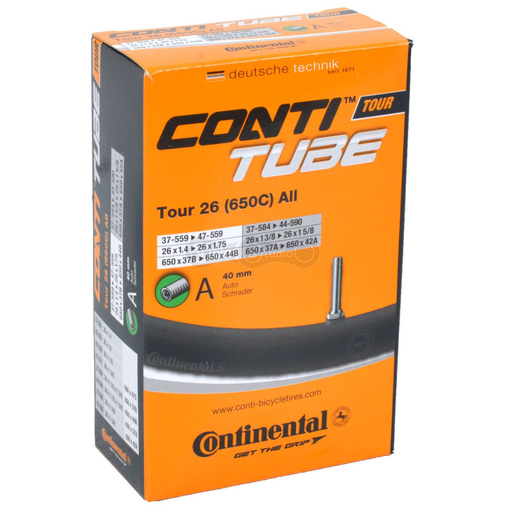 Вело камера Continental Tour Tube All 26 x 1,4 - 1,75 A40 RE [37-559->47-559/44-590]