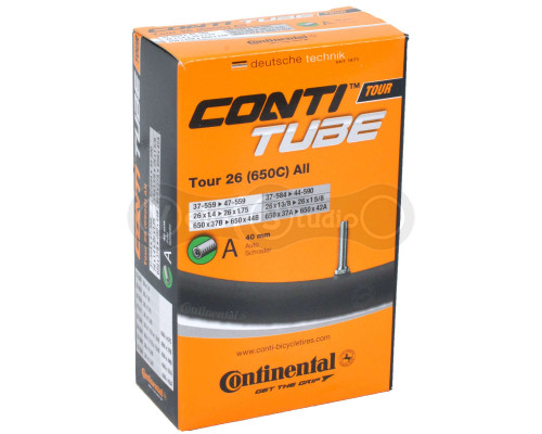 Вело камера Continental Tour Tube All 26 x 1,4 - 1,75 A40 RE [37-559->47-559/44-590]