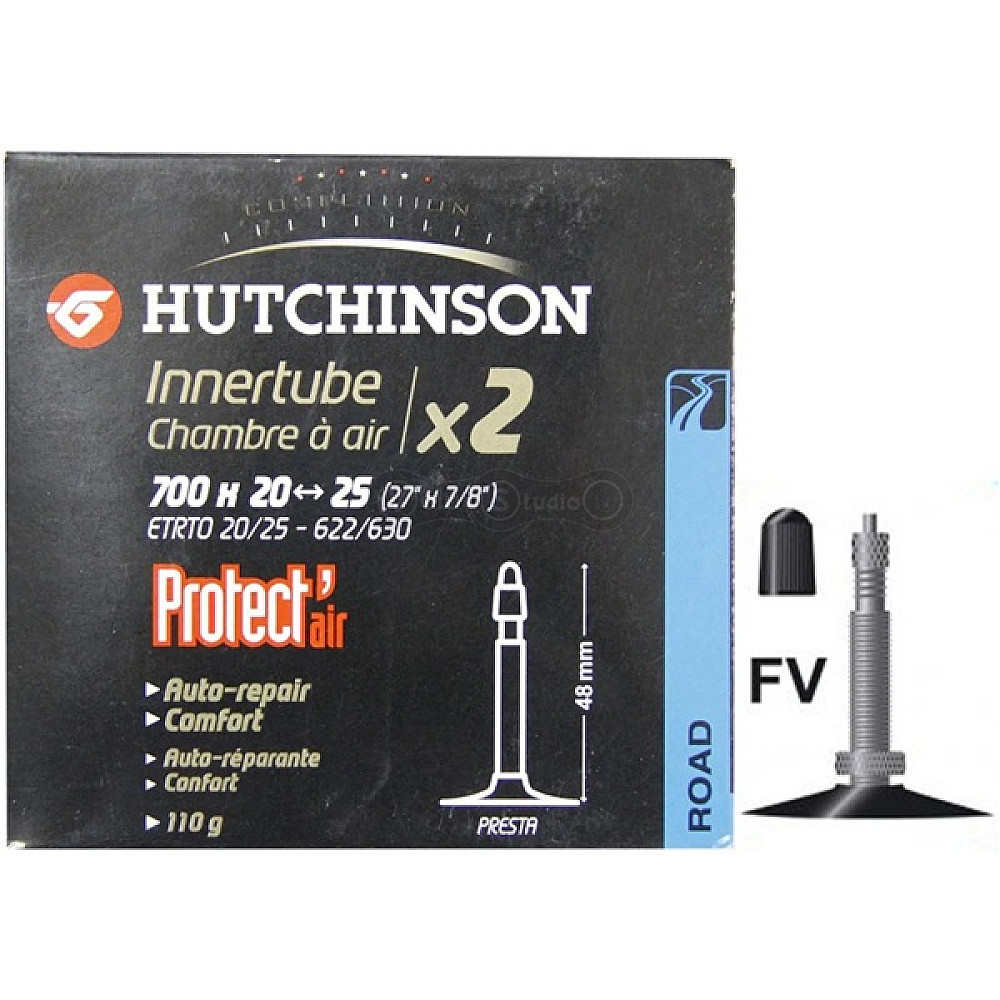 Набор из 2х камер с герметиком HUTCHINSON CH 700X20-25 VF