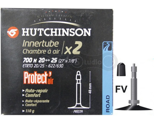 Набор из 2х камер с герметиком HUTCHINSON CH 700X20-25 VF