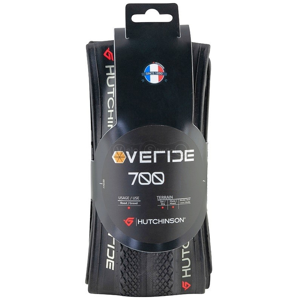 Вело покришка HUTCHINSON OVERIDE 700X40, Hardskin, Tubeless Ready, Black
