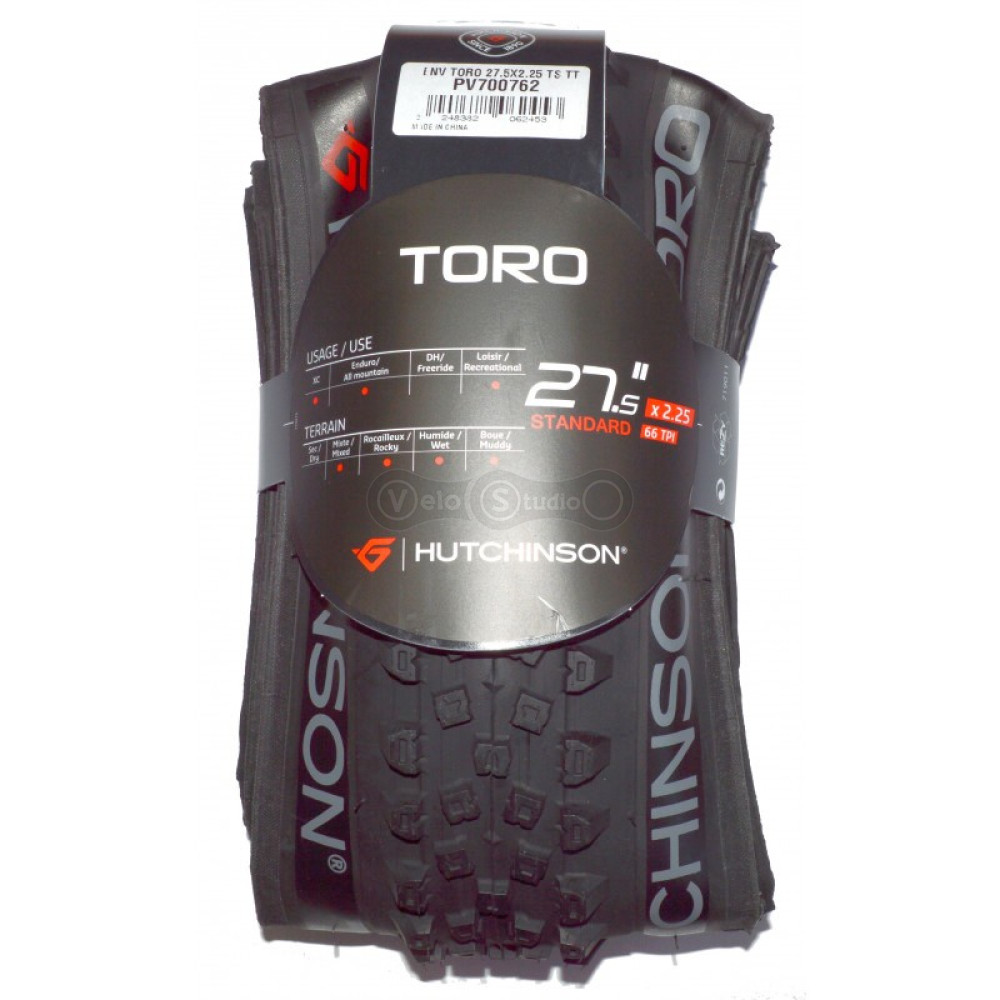 Вело покрышка HUTCHINSON TORO 27,5X2,25 TS TT Black