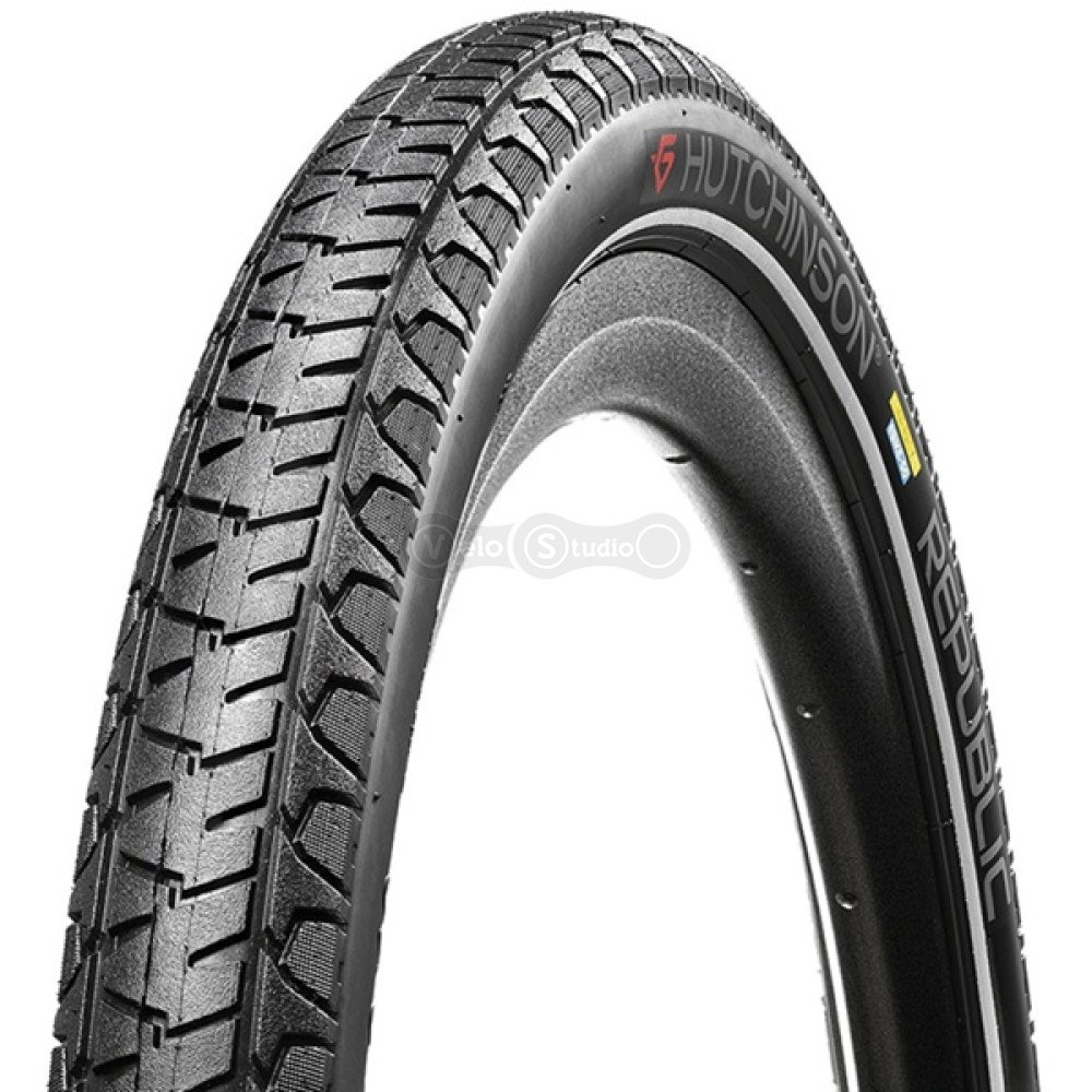 Вело покрышка HUTCHINSON ENV REPUBLIC 26X2,40, Mono-compound, Black