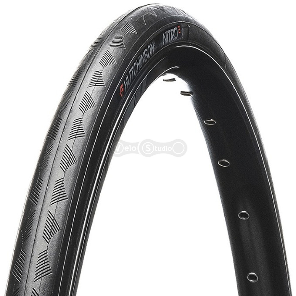 Вело покрышка HUTCHINSON NITRO 2 700x25, Folding, Mono-compound, Black